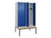 locker voor scheiding van kleding,HxBxD 2120x1200x815mm,4vak