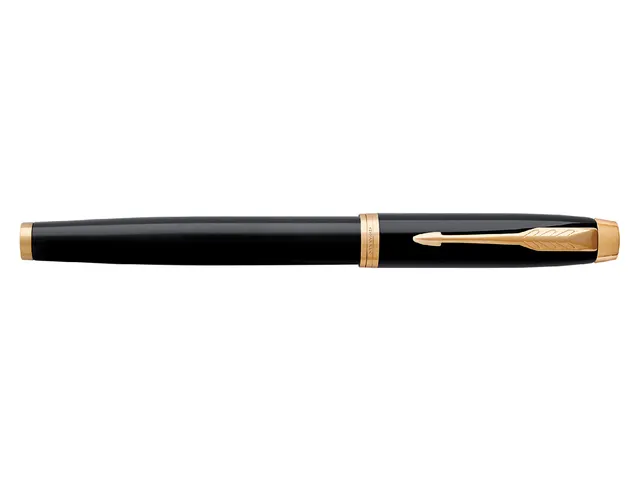Rollerpen Parker IM Black Lacquer GT Finish Fijn Zwarte inkt