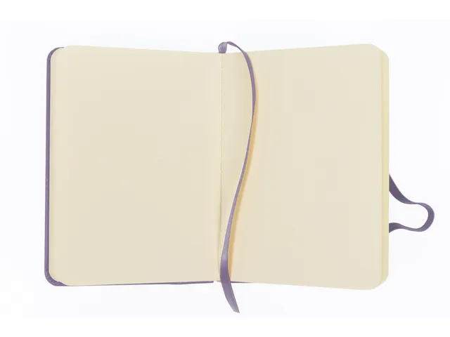 Schetsboek Kangaro A6 heather purple PU HC 80 vel 140gr roomwit met el