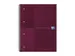 Spiraalblok Oxford International Notebook A4+ lijn Rood