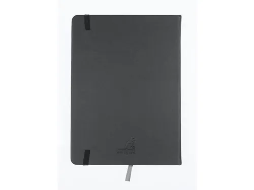 Schetsboek Kangaro A5 cold grey PU HC 80 vel 140gr roomwit met elastie