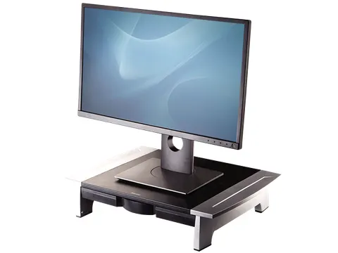 Werkstation Fellowes Office Suites riser klein zwart/grijs