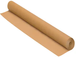 Inpakpapier kraft Raadhuis 50cm x 250m bruin 70 grams papier - 1