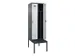 locker met bank,voor scheiding van kleding,HxBxD 2120x600x815mm,2vak