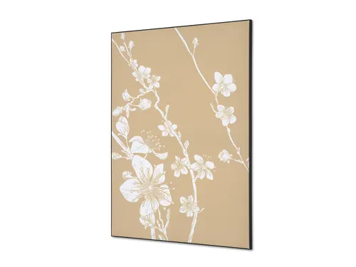 Wanddecoratie Textiel Set A1 Japanse Bloesem Beige