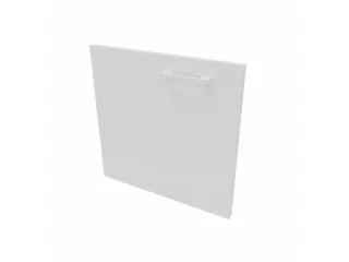 Vleugeldeur V. Scheidingswand Aanslag Links 450x430mm 1OH wit - 2