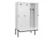 armoire vestiaire avec banc noir et blanc,HxlxP 2120x1200x815mm