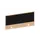 baliepaneel,v. bureau,aanbouw achter,B 1000mm,NE-esdoorn,BN8033-zwart