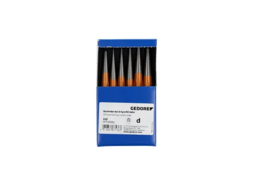 GEDORE 113 Drevelpons set 6stuks in PVC houder