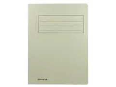 3 Klepsmap A4 300 Gram Grijs