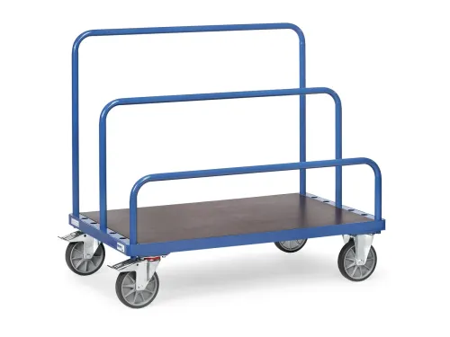 Platenwagen 4465 - Zonder Beugels 500kg 1600x800mm Massief Rubber