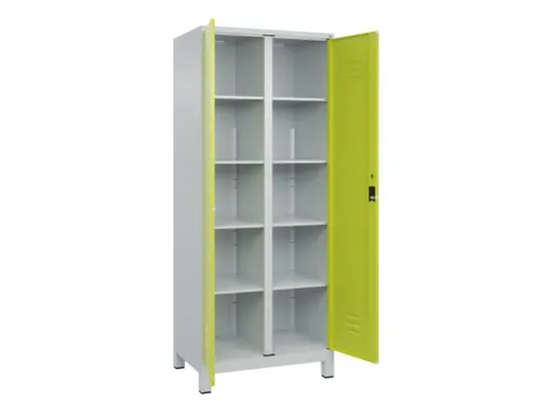 wasgoedverdeelkast,HxBxD 1950x800x500mm,vak B 400mm,cilinderslot