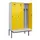 locker met bank,voor scheiding van kleding,HxBxD 2120x1200x815mm,3vak
