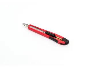 Snijmes IEZZY 9mm kunststof met softgrip inclusief 1 mesje - 4