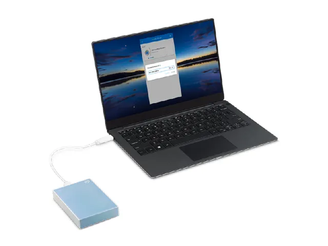 Seagate One Touch , 2 TB, 3.2 Gen 1 (3.1 Gen 1), Blauw