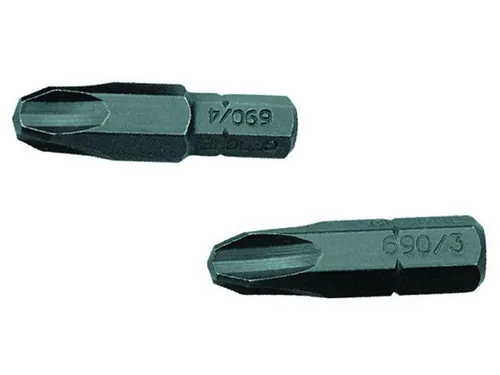 690 3 S-010 Schroevendraaierbit 1/4 inch,voordeelverpakking 10-delig