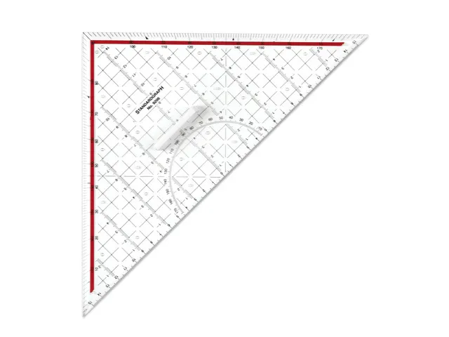 Tekendriehoek Standardgraph 32cm met afneembare greep kunststof