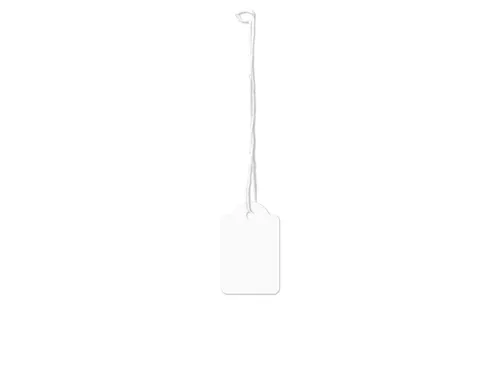 Draadetiket Kangaro 22x35mm wit doos a 250 stuks