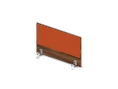 opzetpaneel bureau aanbouw achter NP-tiepolo nut BN3012-oranje 800mm