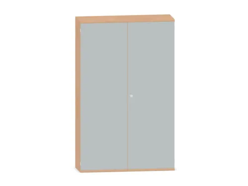 Kantoorkast 1920x1000x430mm Decor Romp Beuken Decor Front Lichtgrijs