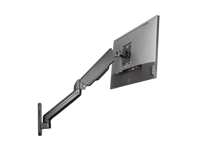 Monitorarm Wand 32 Inch Gasveer Zwart