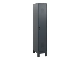 schoollocker,HxBxD 1630x300x500mm,1vak,vak B 300mm,draaigrendel,voeten - 2