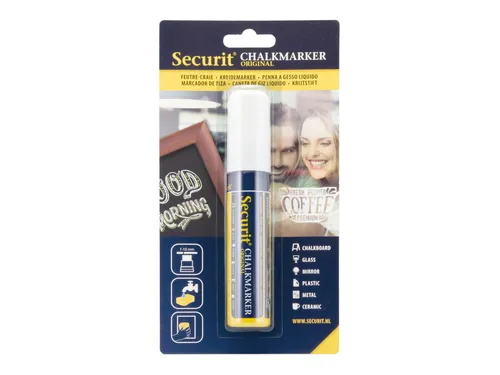 Krijtstift Securit SMA-720 blok wit 7-15mm blister