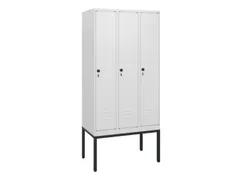 locker,HxBxD 1950x900x500mm,3vak,vak B 300mm,draaigrendel