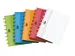 Schrift Adoc A5 ruit 5x5mm 144 pagina's 90gr transparant assorti
