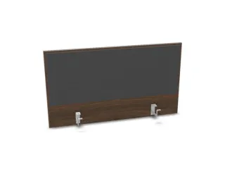opzetpaneel bureau aanbouw achter NV bruin hickory antraciet 1000mm - 1
