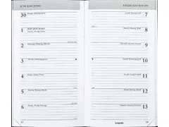Agenda 2027 Brepols Breplan Genova 7 jours/1 page noir