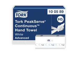 Tork 100589 PeakServe Continu Handdoek Advanced H5 1-laags 12x270 vel