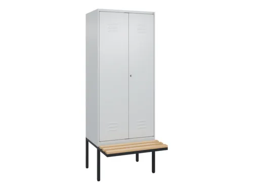 locker voor scheiding van kleding,HxBxD 2120x800x815mm,2vak