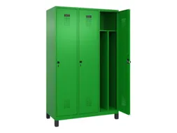 locker voor scheiding van kleding,HxBxD 1950x1200x500mm,3vak