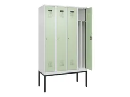 locker voor scheiding van kleding,HxBxD 2120x1200x500mm,4vak