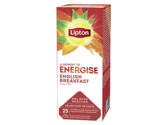 Thee Lipton Breakfast Met Envelop 25Stuks
