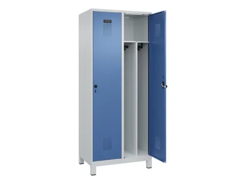 locker voor scheiding van kleding,HxBxD 1950x800x500mm,2vak
