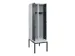 armoire vestiaire avec banc noir et blanc,HxlxP 2120x600x815mm