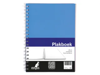 Plakboek Kangaro A5+ 120 grams 40 vel voorkant blauw 25x18cm papier(25 - 2