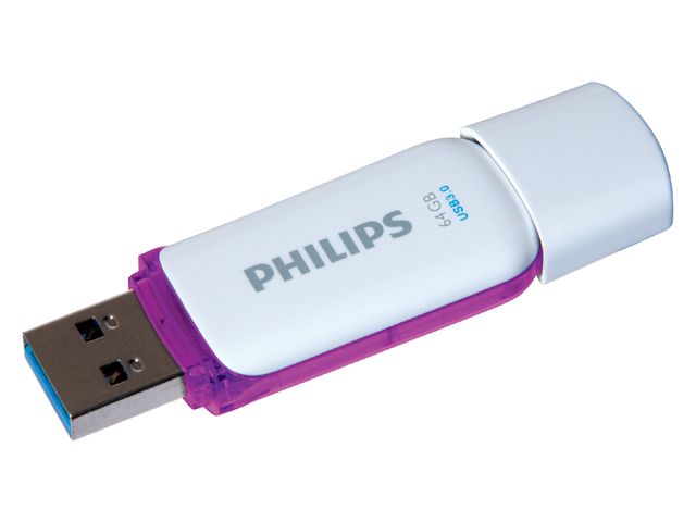 USB-stick 3.0 Philips Snow Edition Magic Purple 64GB | USB-StickShop.nl
