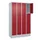 lockerkast,HxBxD 1950x1200x500mm,4x3vakken,vak B 300mm,cil.-slot