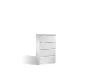 Hangmappenkast Hxbxd 1357x787x590mm 4 Laden Twee Banen Ral7035 - 1