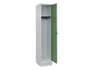 locker,HxBxD 1950x400x500mm,1vak,vak B 400mm,draaigrendel,sokkel - 2