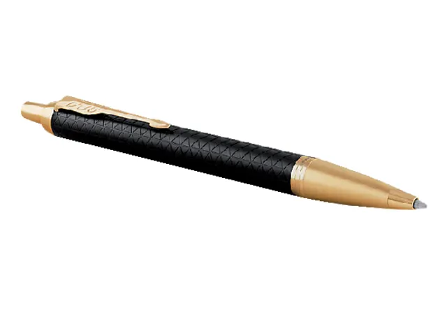 Balpen Parker IM Premium Black GT Medium Blauwe inkt