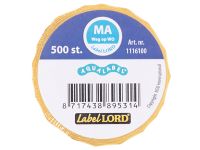 Voedseletiketten 54x22x54mm Aqualabel MA weg op WO