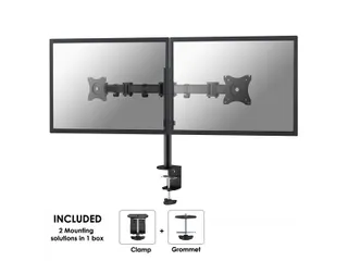 Monitorarm 2 Schermen 27inch Zwart Nm-d135dblack - 1