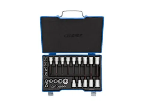 GEDORE 19 TX 20 Schroevendraaierset 1/2 inch+1/4 inch 34-delig TX