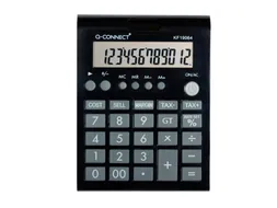 Q-CONNECT bureaurekenmachine KF19064 12 cijfers Zwart
