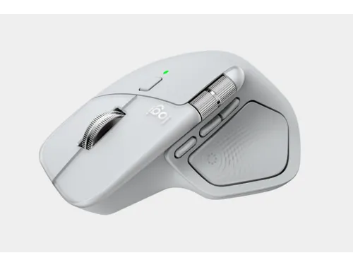 Logitech MX Master 4 draadloze muis 8 knoppen rechts Bluetooth grijs