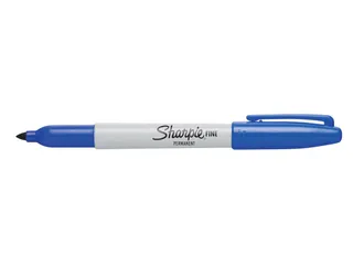 Permanent marker Fine blauw - 1